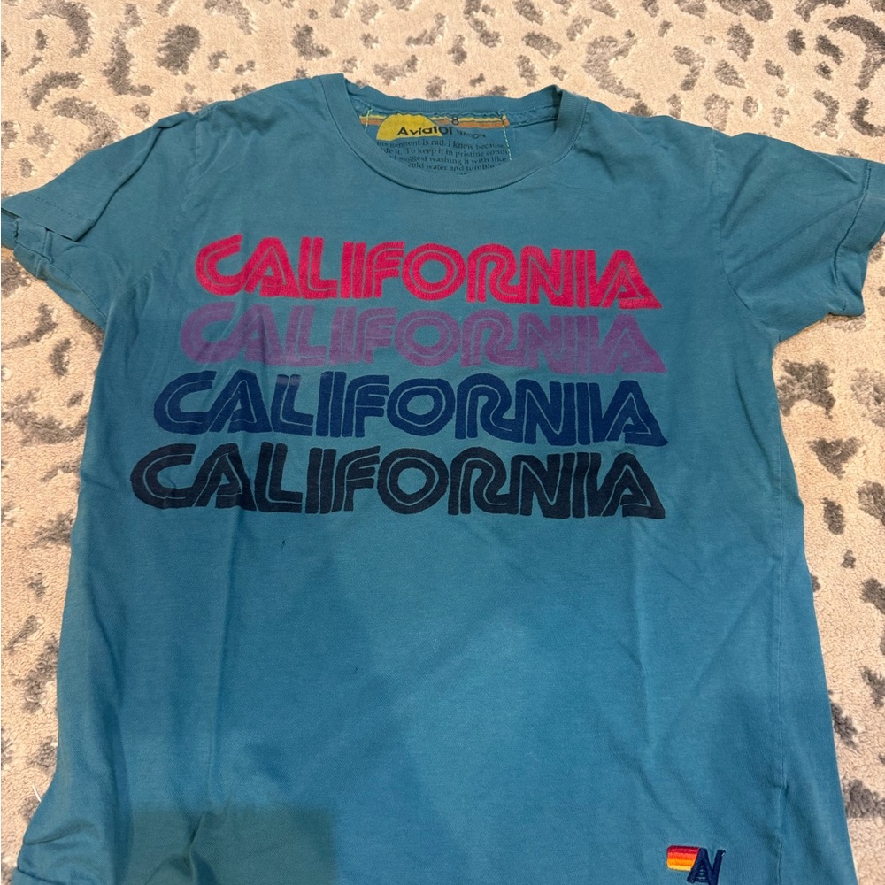Aviator Nation Blue California Kids Shirt